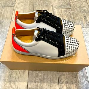 Christian Louboutin Louis Junior Spikes Orlato Flat